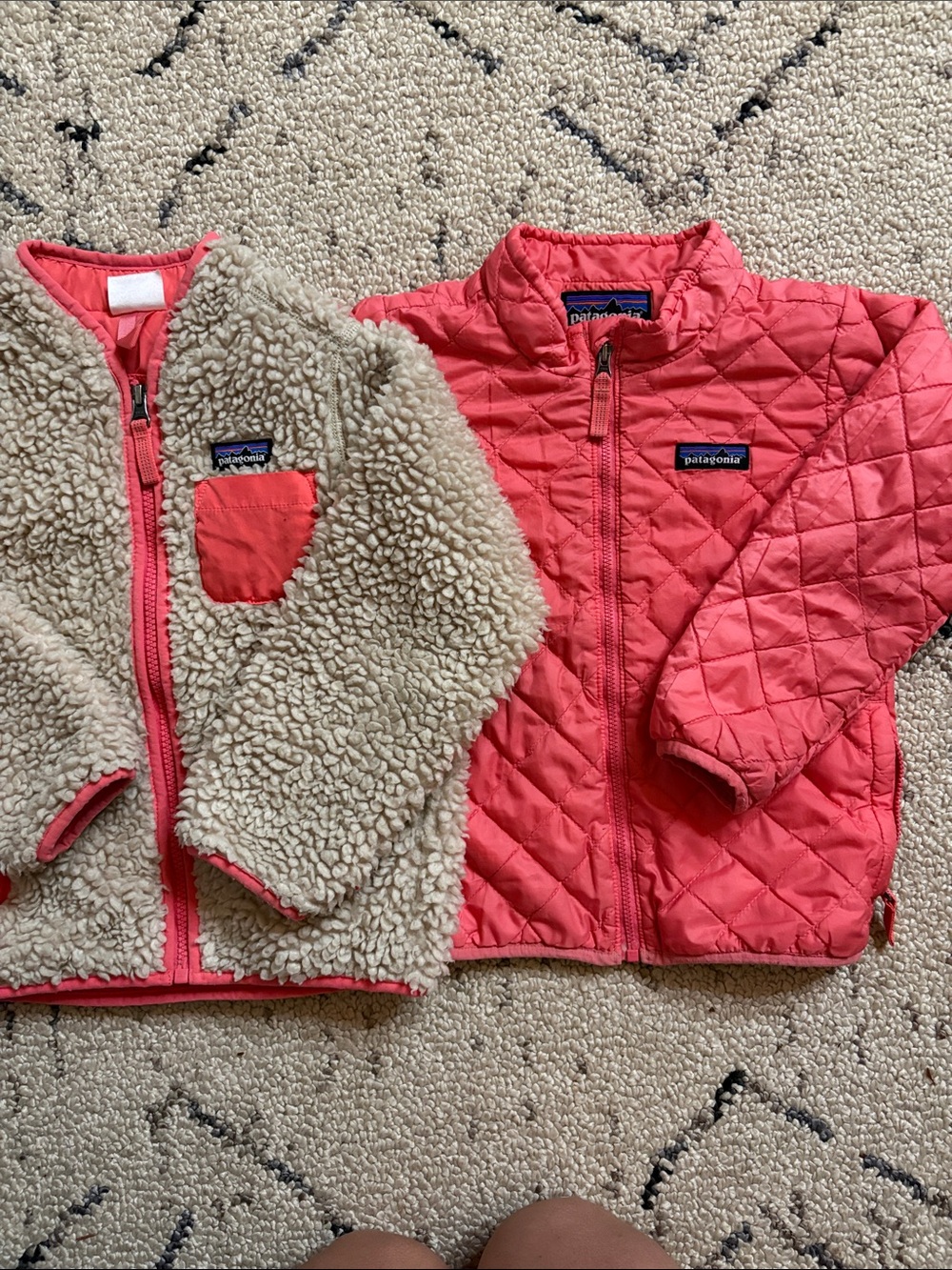 Patagonia Kids Sherpa jacket and puffer jacket (4T) EUC